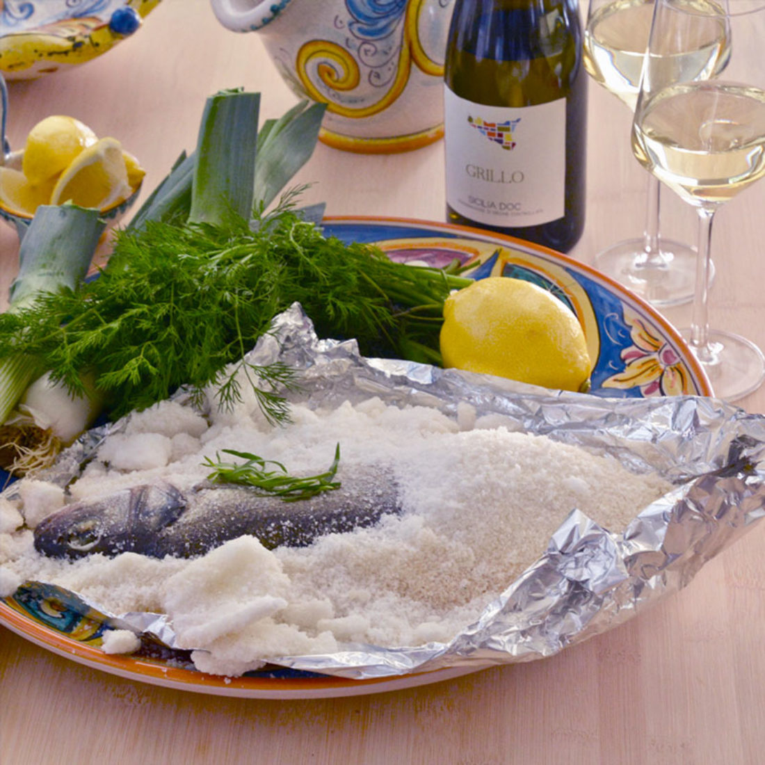 Whole Fish Baked in Sea Salt